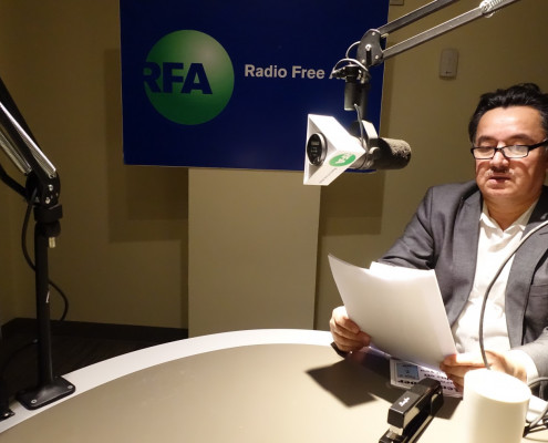 Shohret Hoshur, Washington-based reporter for Radio Free Asia. Chinese authorities have arrested Mr. Hoshur’s three brothers. (Smith Augustin Jr. /Radio Free Asia/Courtesy of Smith Augustin Jr. /Radio Free Asia)