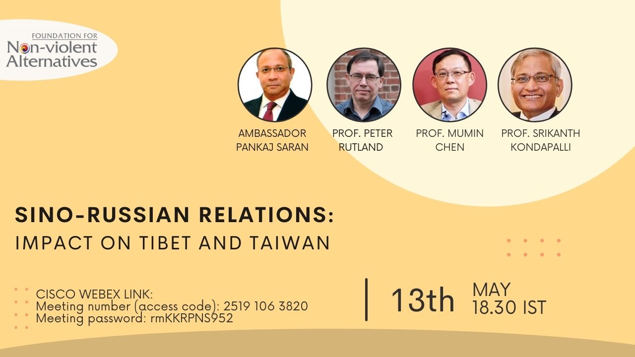 Sino - Russian Relations: Impact on Tibet and Taiwan - fnvaworld.org