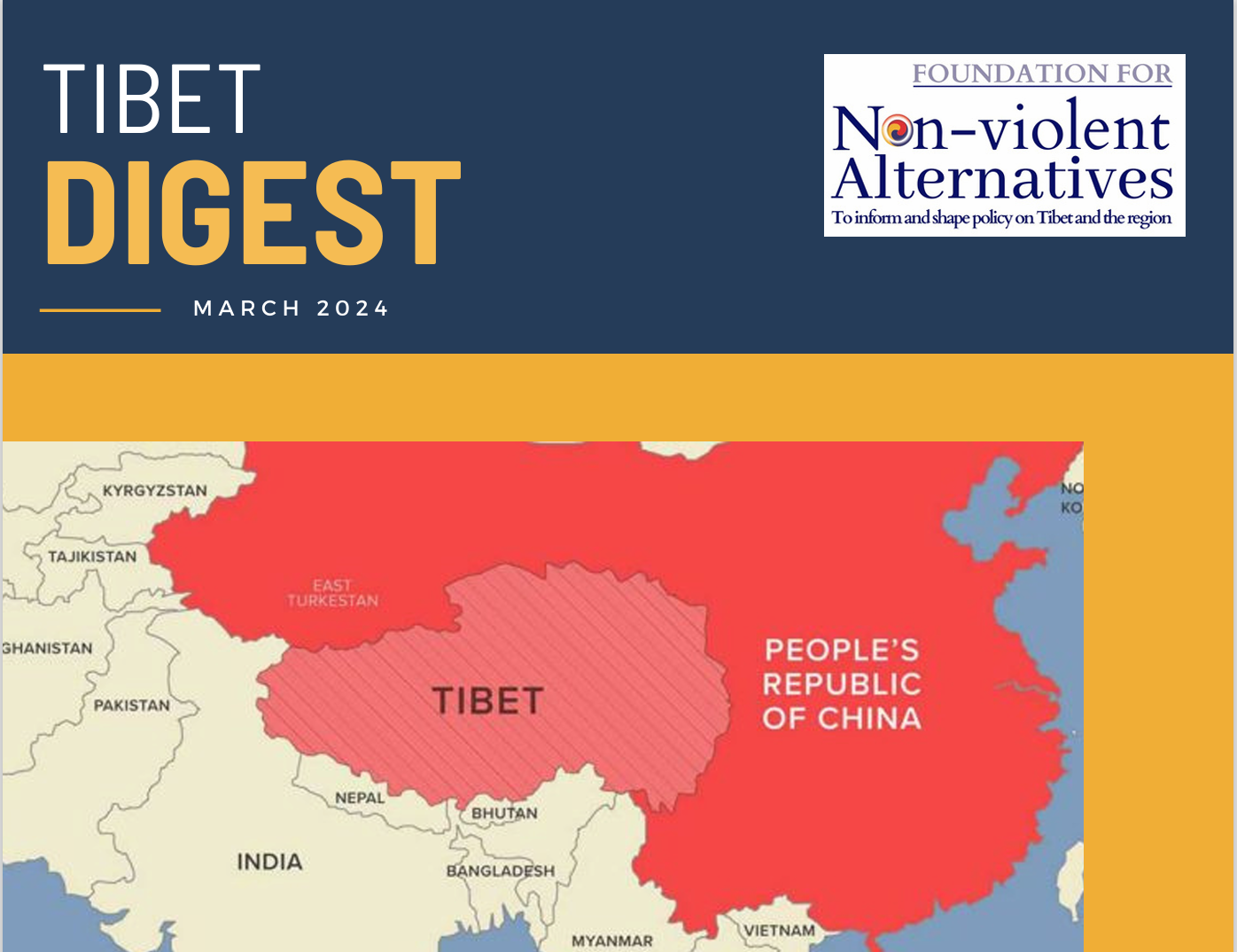 Tibet Digest March 2024 - fnvaworld.org